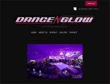 Tablet Screenshot of dancenglow.com